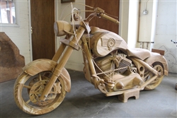 HARLEY DAVIDSON IN WOOD